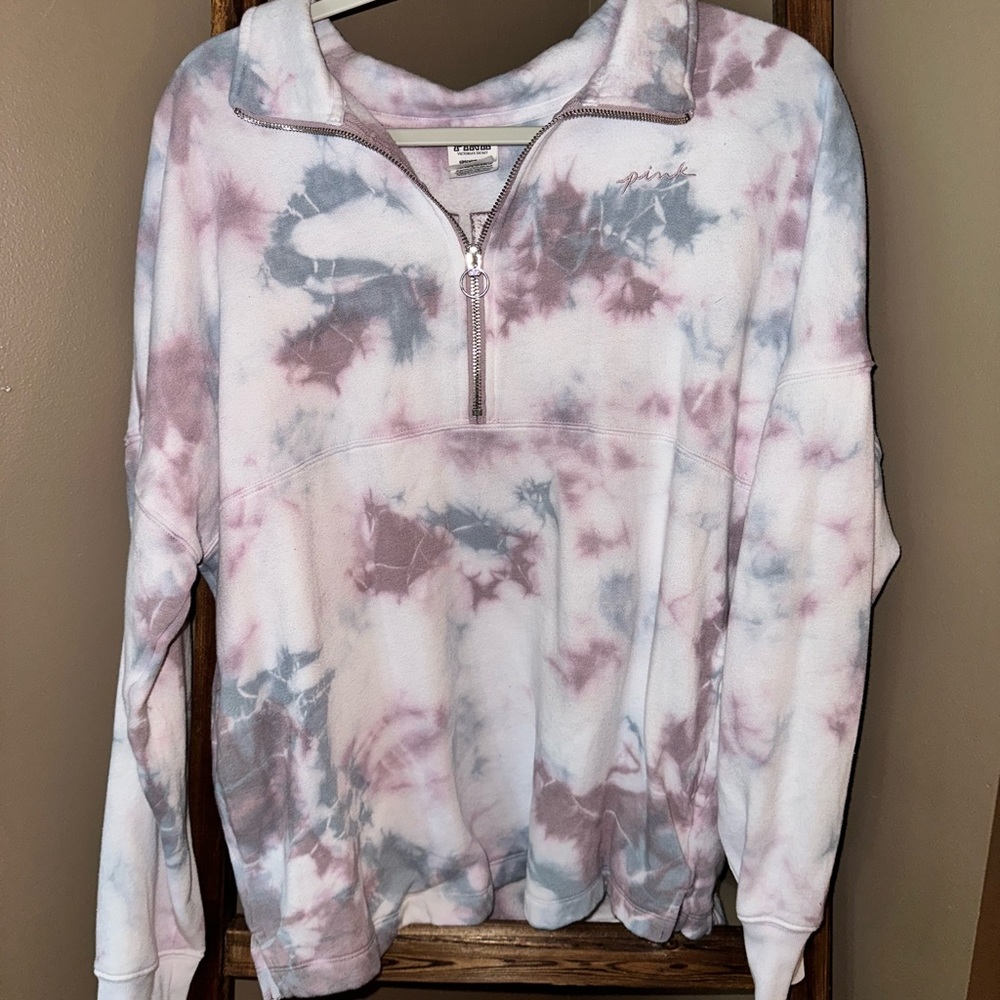 PINK tye dye sweatshirt